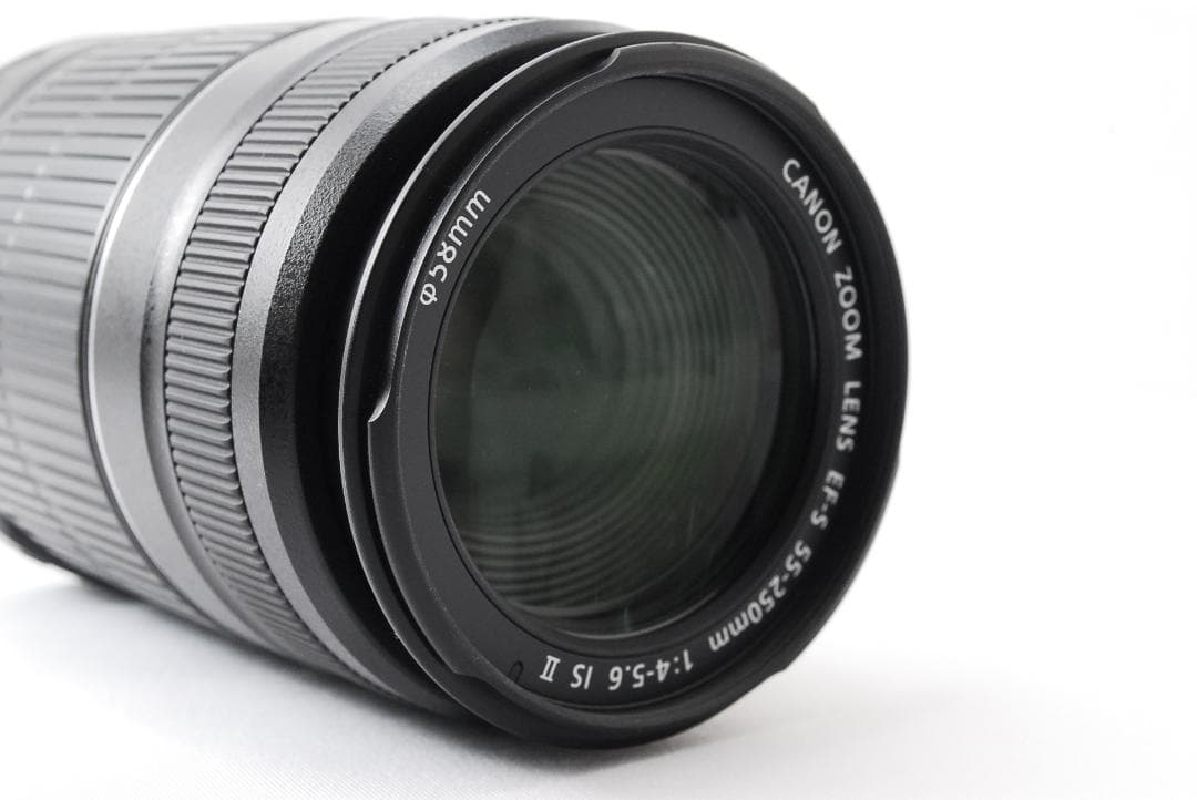 美品❤️Canon EF-S 55-250mm IS Ⅱ❤️純正望遠レンズ - メルカリ