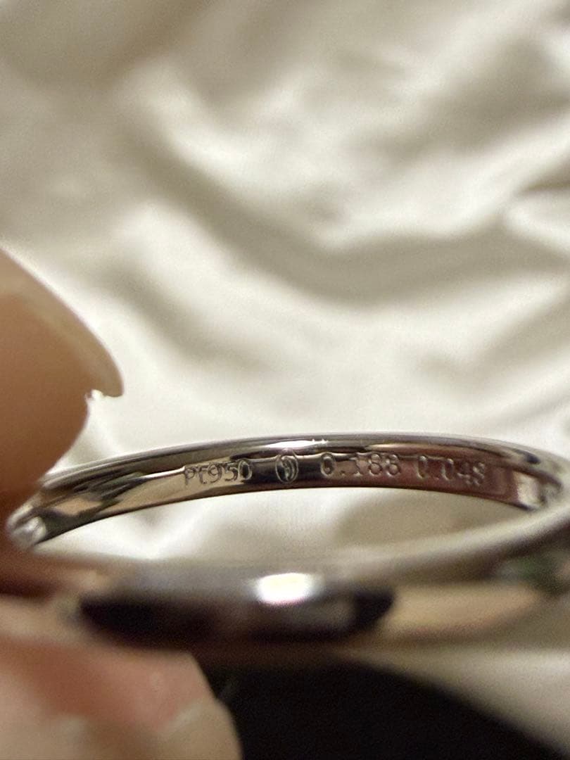 銀座ダイヤモンドシライシリング　4℃ペアリング　4点セット