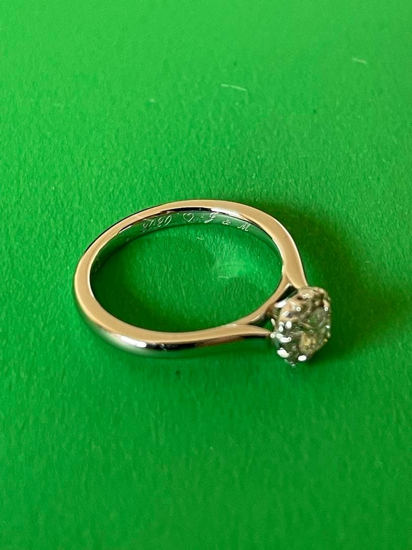 銀座ダイヤモンドシライシリング　4℃ペアリング　4点セット