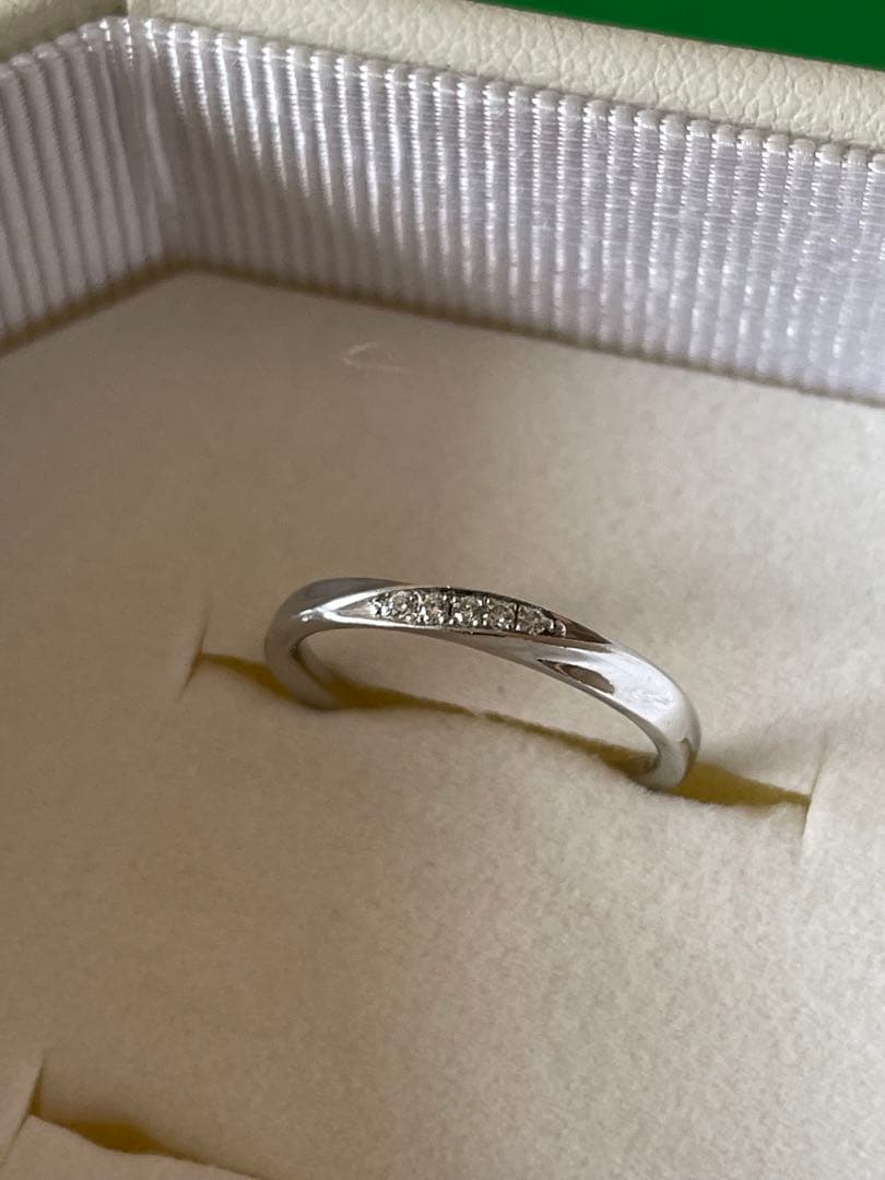 銀座ダイヤモンドシライシリング　4℃ペアリング　4点セット