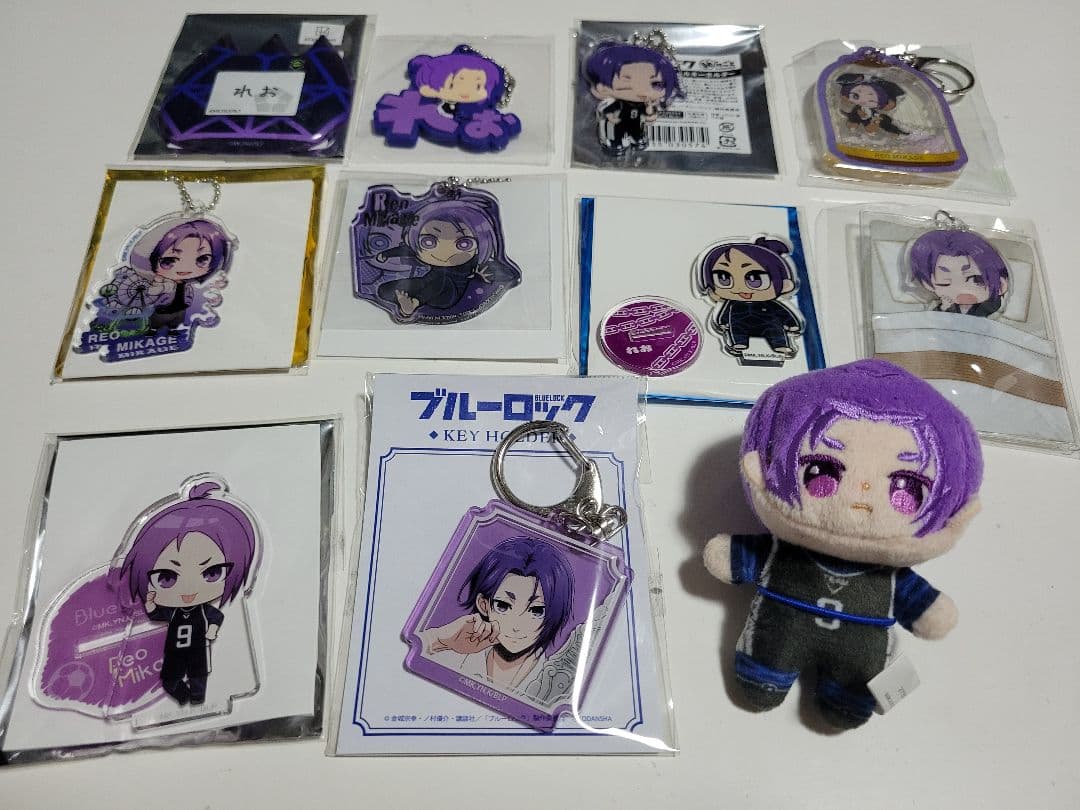 ブルーロック 御影玲王 缶バッジ アクスタ ふぁぼか ちびぐるみ おまんじゅう
