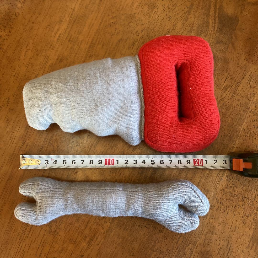 笑可愛い工具ぬいぐるみ2点セットノコ&スパナバッグチャームにしても