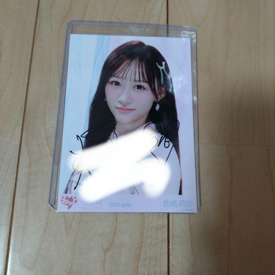 イコラブ 音嶋莉沙 直筆 生写真 まとめ売り 音嶋莉沙 直筆 生写真 ヨリ