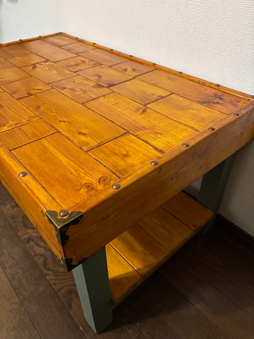 コーヒーテーブル ハンドメイド製品 センターテーブル ディスプレイ