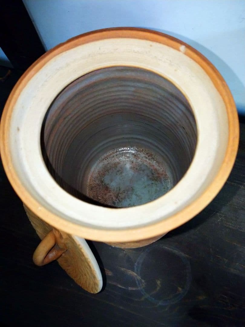 益子焼 水指 茶道.