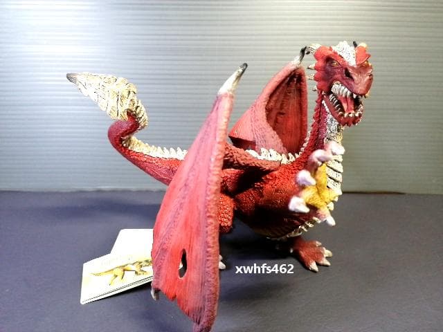 正規品タグ付き シュライヒ エルド ドラゴン (ウォリアー) 口開閉ギミック付き