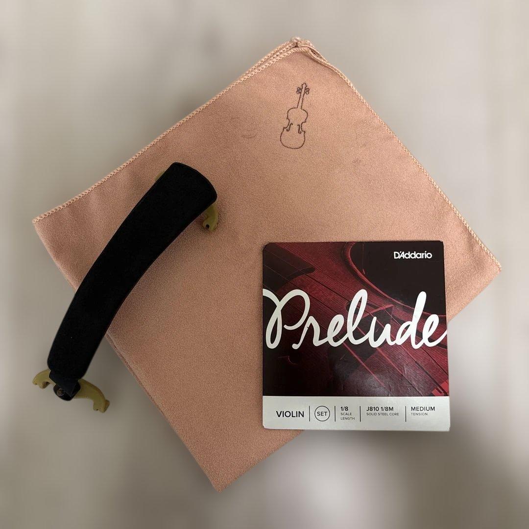 鈴木バイオリン 1/8 No300 1993年製 弓 KUN 弦 クロス