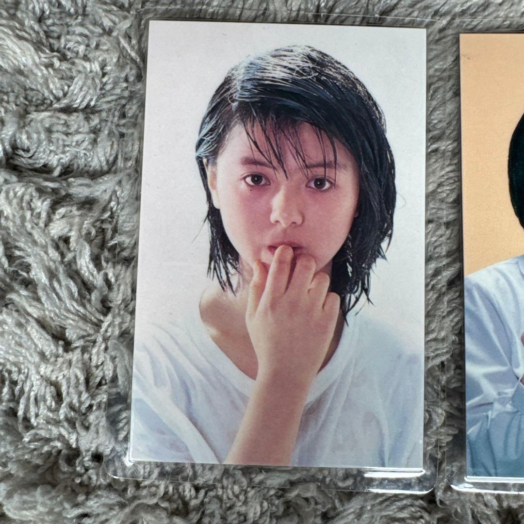 薬師丸ひろ子 ブロマイドカード 3枚セット 1980年 当時物 - メルカリ