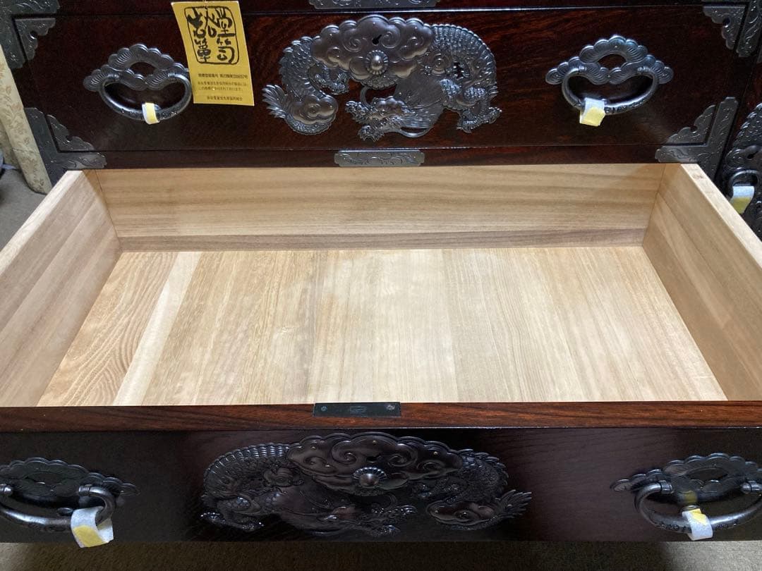 岩谷堂箪笥No.321 4尺整理［白鳥］銅手打 - メルカリ