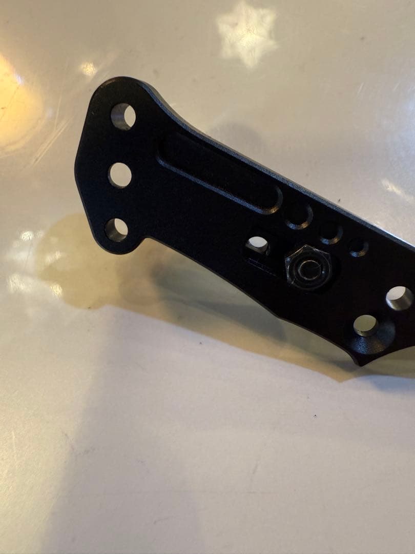 オーバードーズ アジャスタブルアルミリアショックタワー美品黒レア品