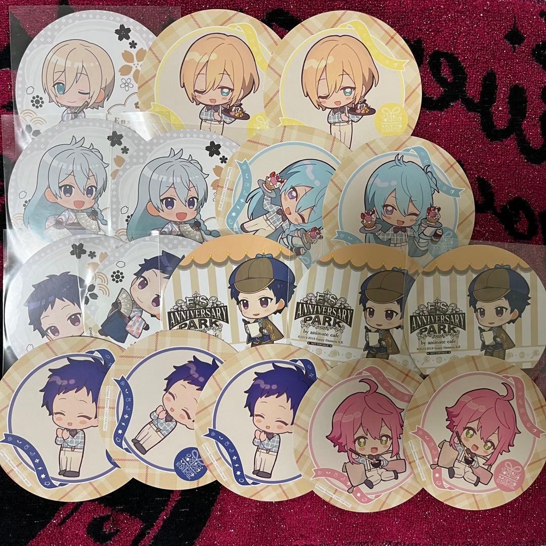 あんスタ fine アニカフェ アニメイトカフェ コースター セット - メルカリ