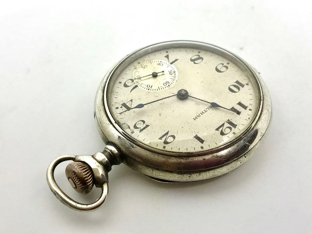 アンティーク・ウォルサム ・スモールセカンド・シルバー懐中時計