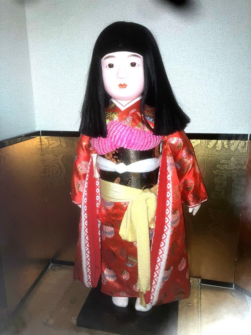 《超特級呪物》特大　あらゆる幸運呼び込むチョウピラコ様の宿る市松人形　曰く付き