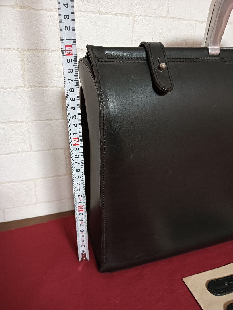 美品! ビルアンバーグBill Amberg ロケットバッグ肉厚ブライドルレザー