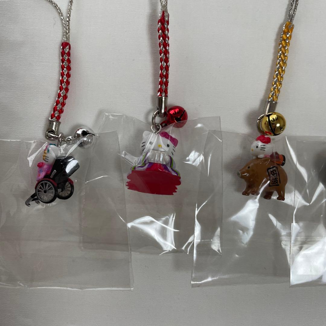 新品◆ハローキティ ご当地キティ 根付けストラップ 京都 17個セット◆匿名配送