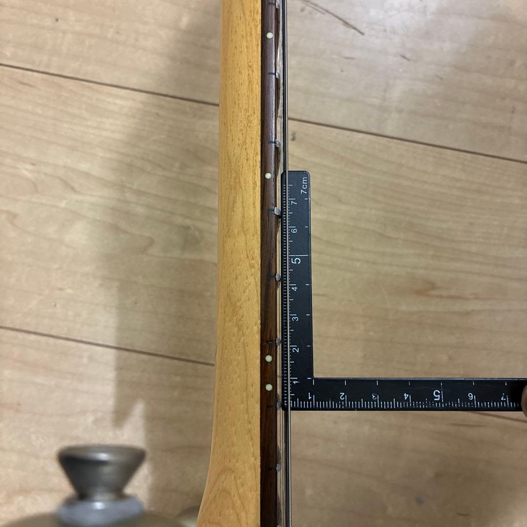 シルバーラメ Mavis ストラトキャスタータイプ 弦高調整済み です