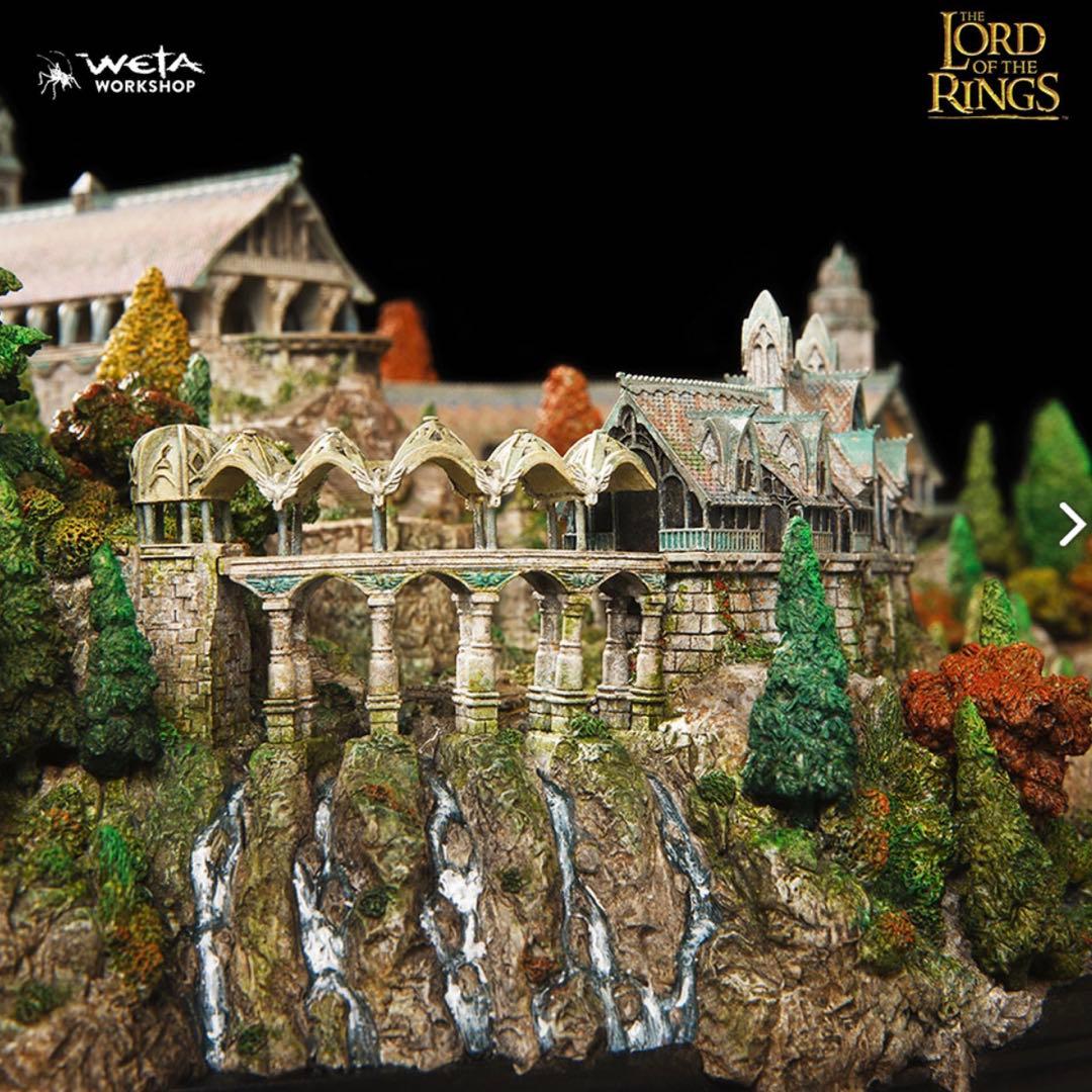 WETA ロードオブザリング 裂け谷リベン デル ジオラマ ホビット スタチュー