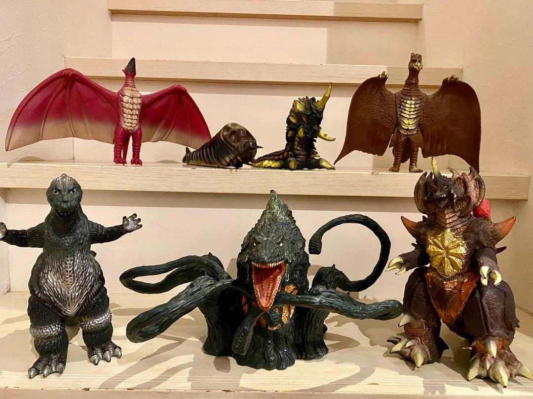 ゴジラ ソフビ セット 6体 バンダイ メイドイン ジャパン