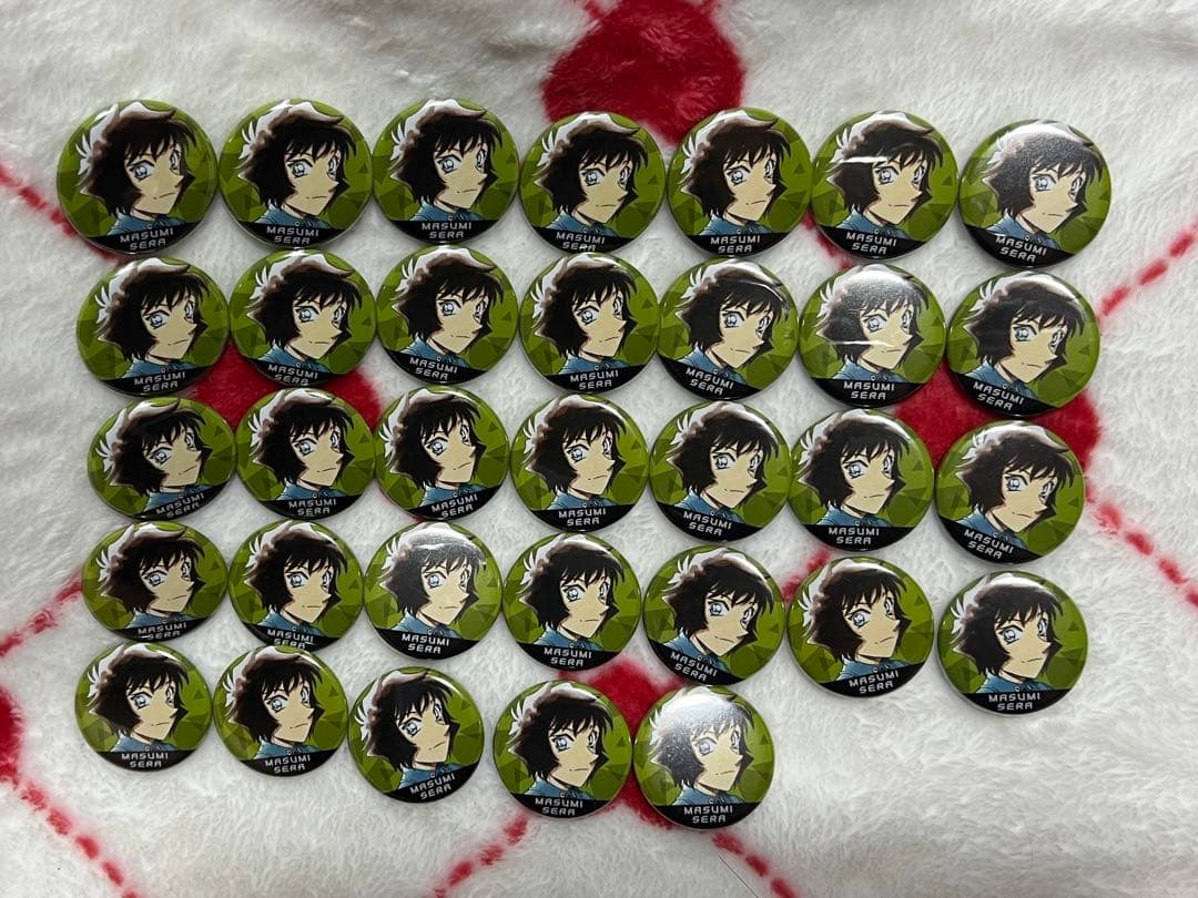 予約商品1月末発送】名探偵コナン アート缶バッジ＿世良真純/サイバー 世良