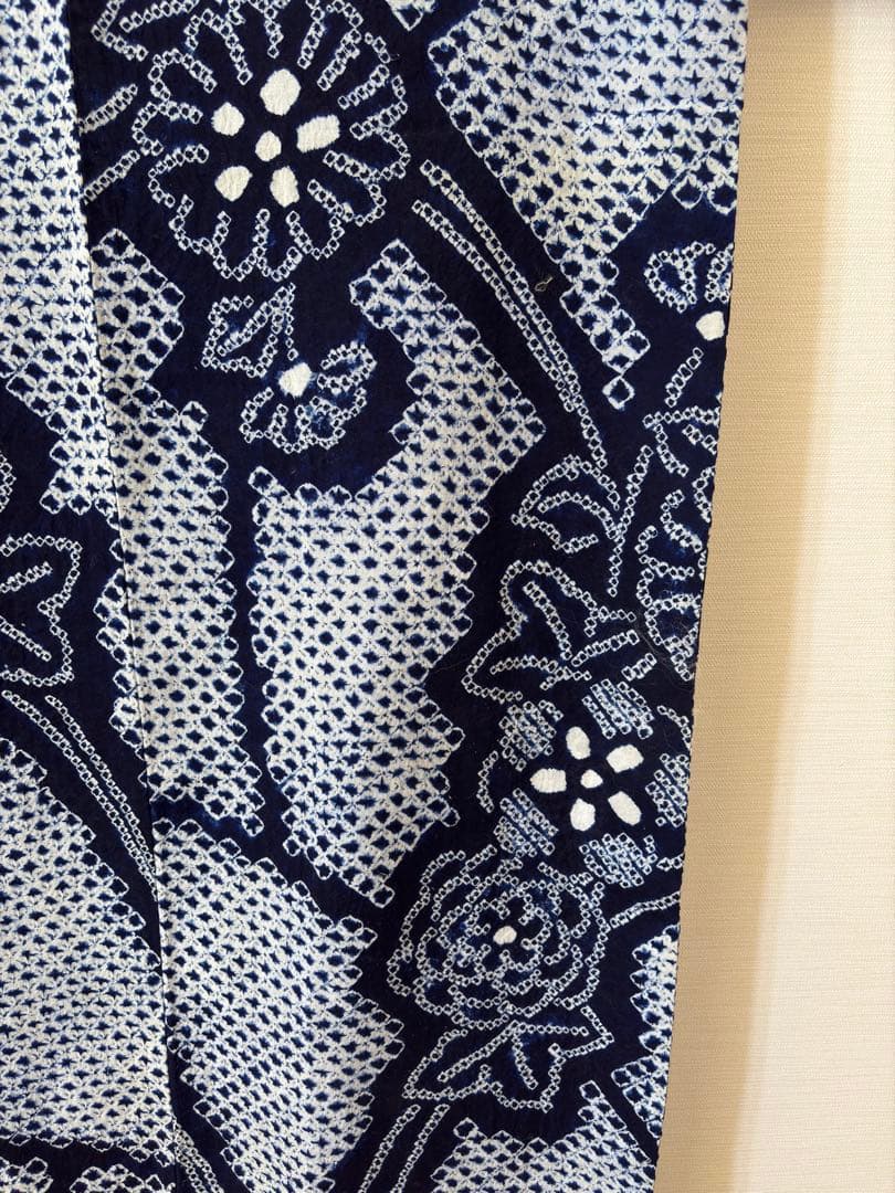 有松絞り　浴衣　身丈157センチ