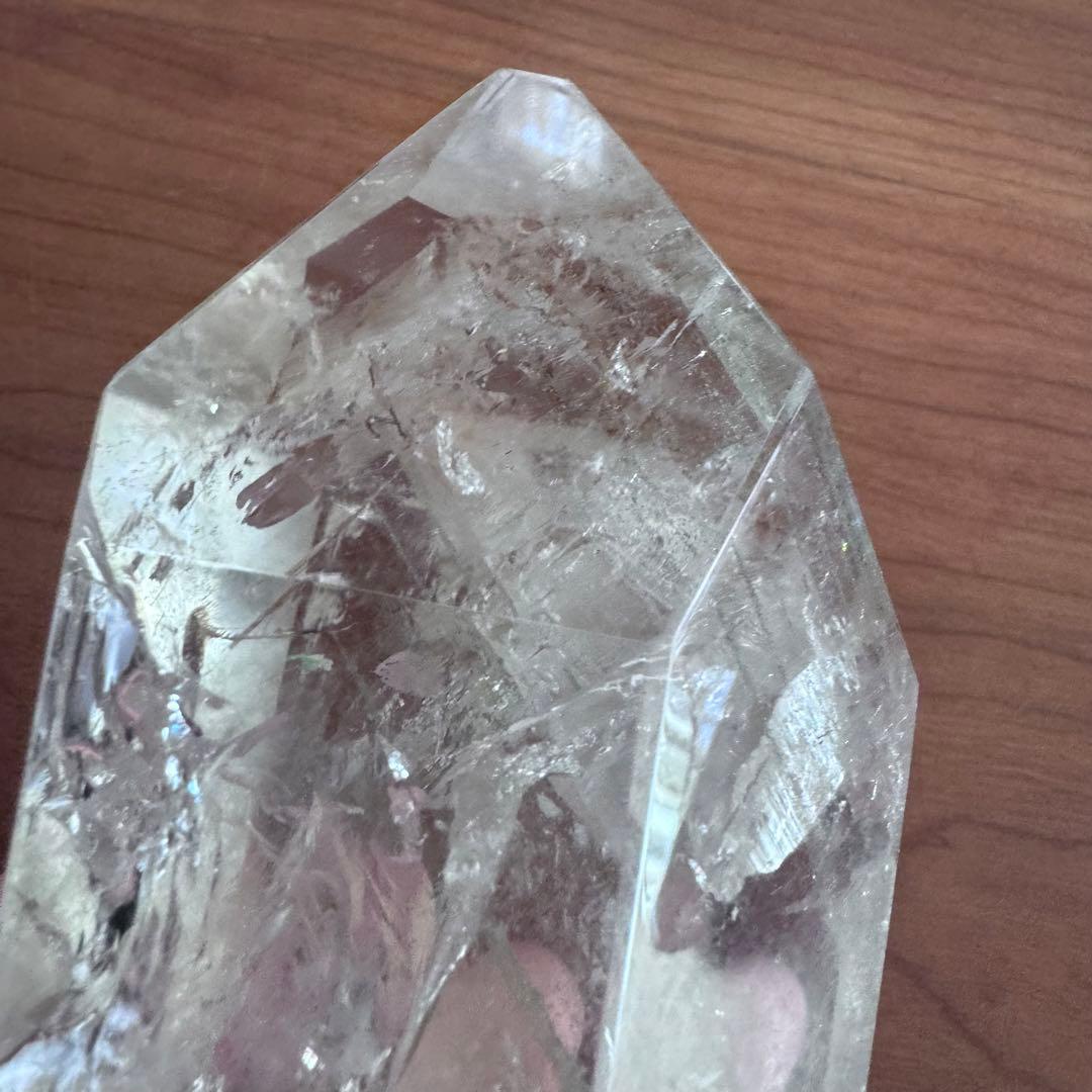 クォーツインクォーツ フリーフォーム 虹 ファントム多数