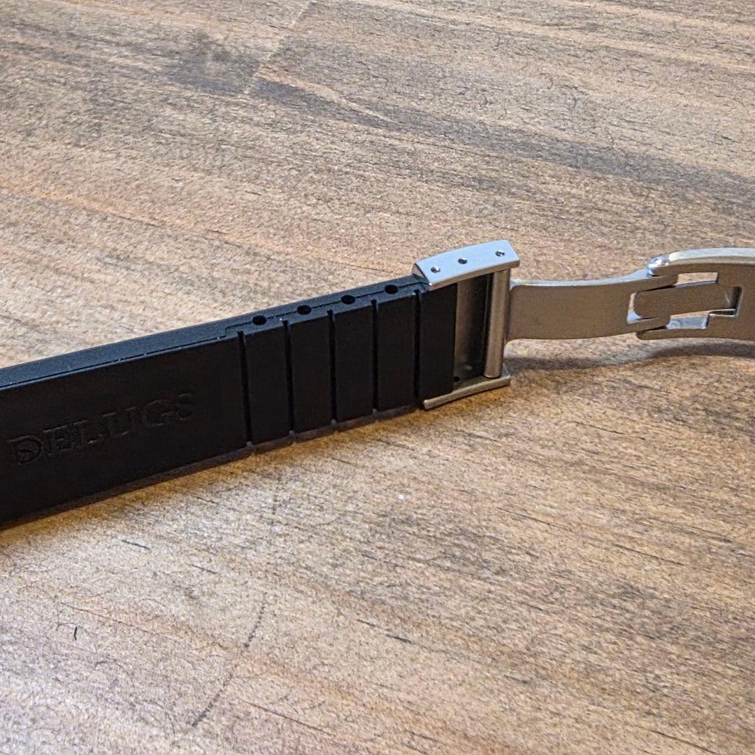 Cartier サントスドゥカルティエMM Delugsラバーベルト