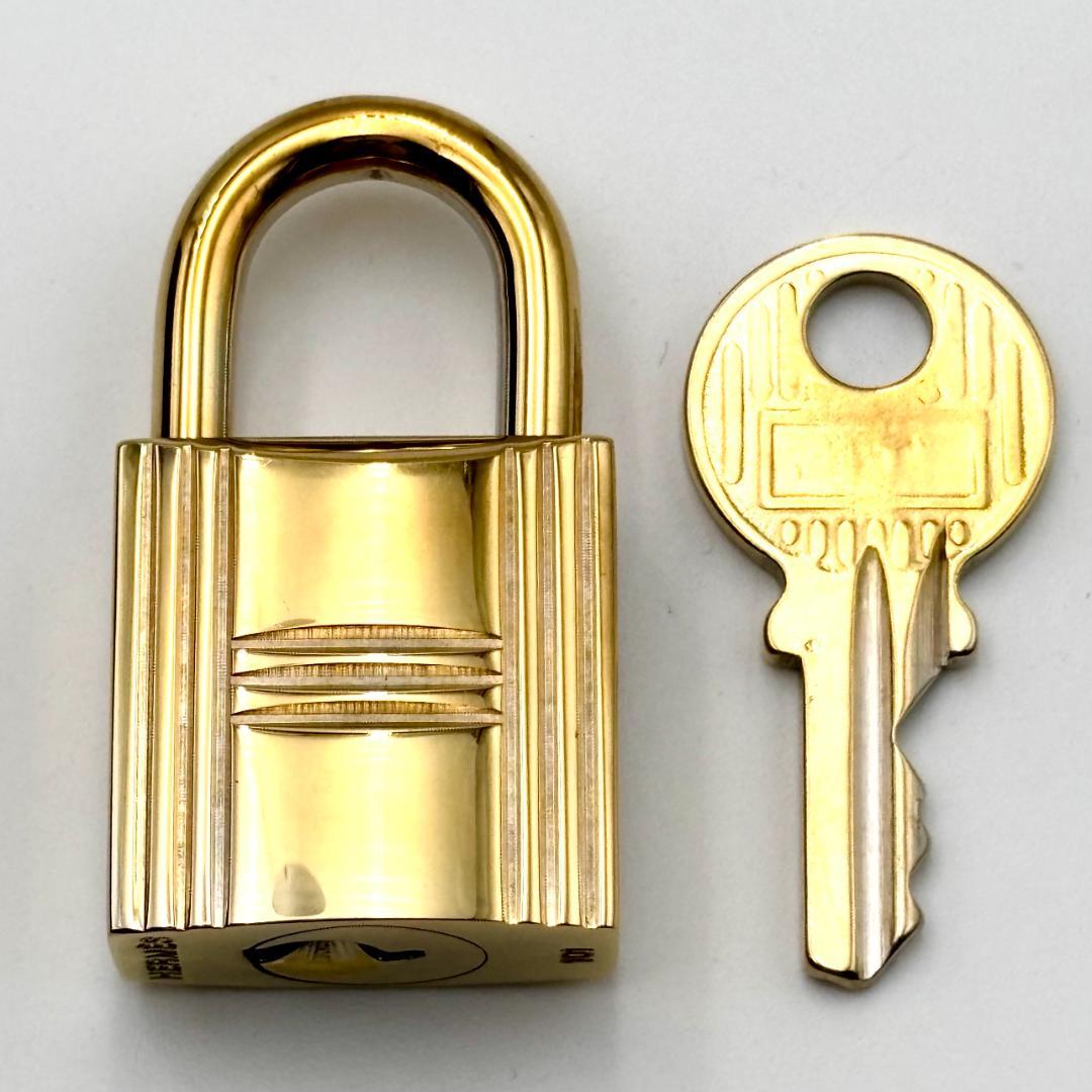 HERMES エルメス カデナ 24Kメッキ No.101 101番 鍵付き HERMES