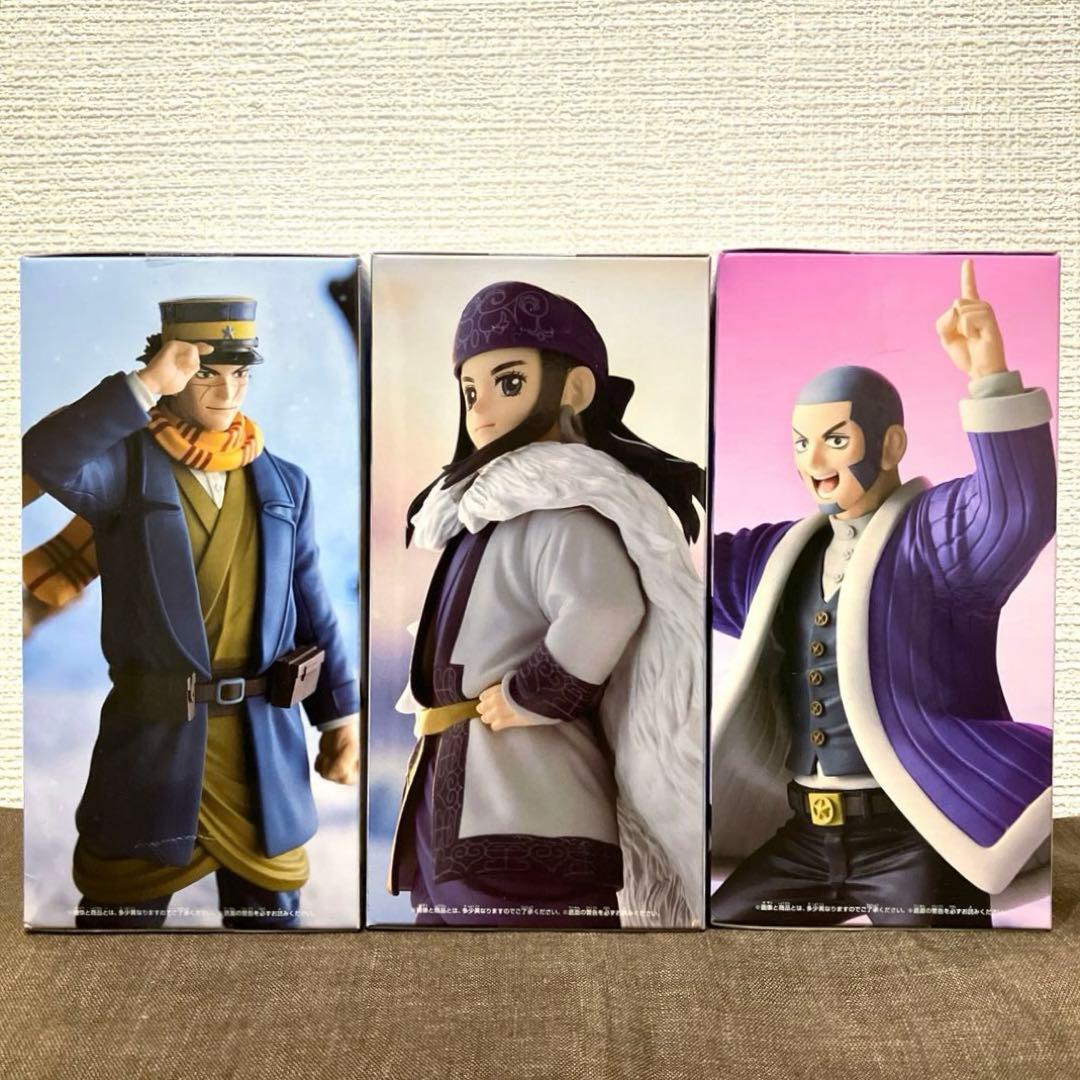 ゴールデンカムイ】杉元佐一 アシリパ 白石由竹 フィギュアセット