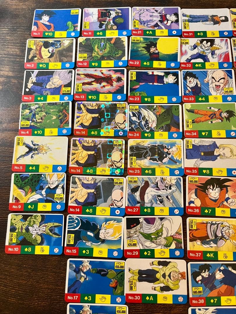 ドラゴンボール カードダスミニ キラカード トランプ じゃんけん 99枚