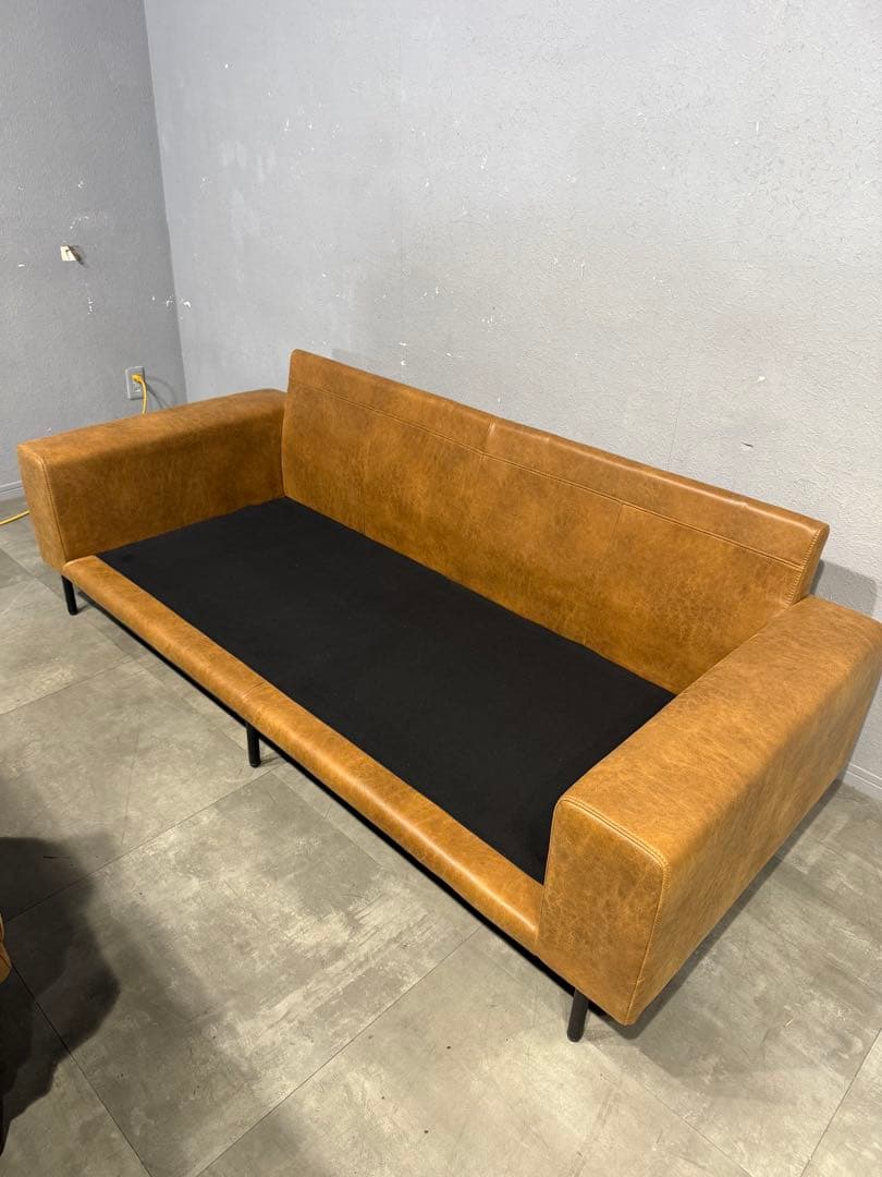 【Zak】関家具　CRASH GATE プルート 2.5人掛けソファ