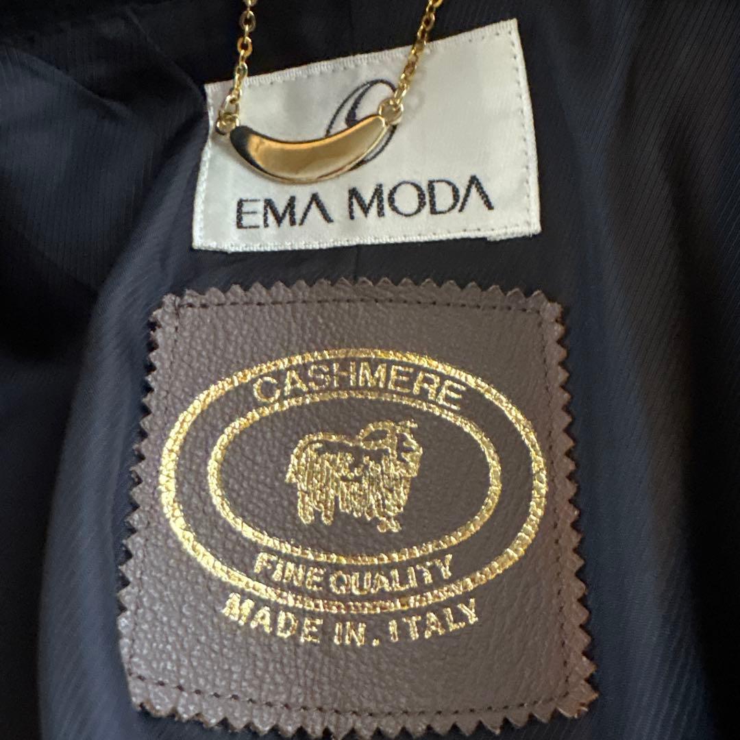 イタリアの高品質カシミヤ100%エモーダのチェスターコートマキシ丈