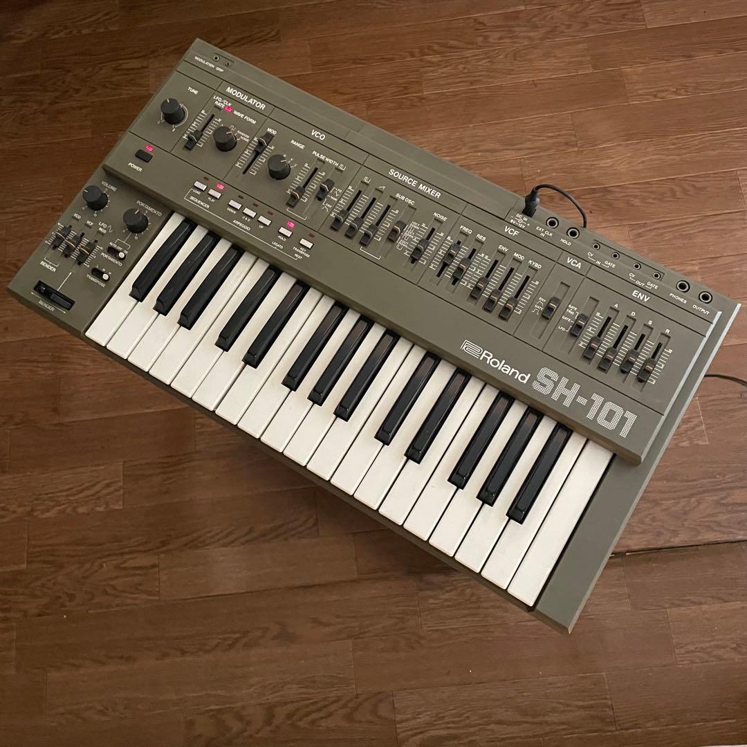 Roland SH-101 アナログシンセサイザー（ジャンク）