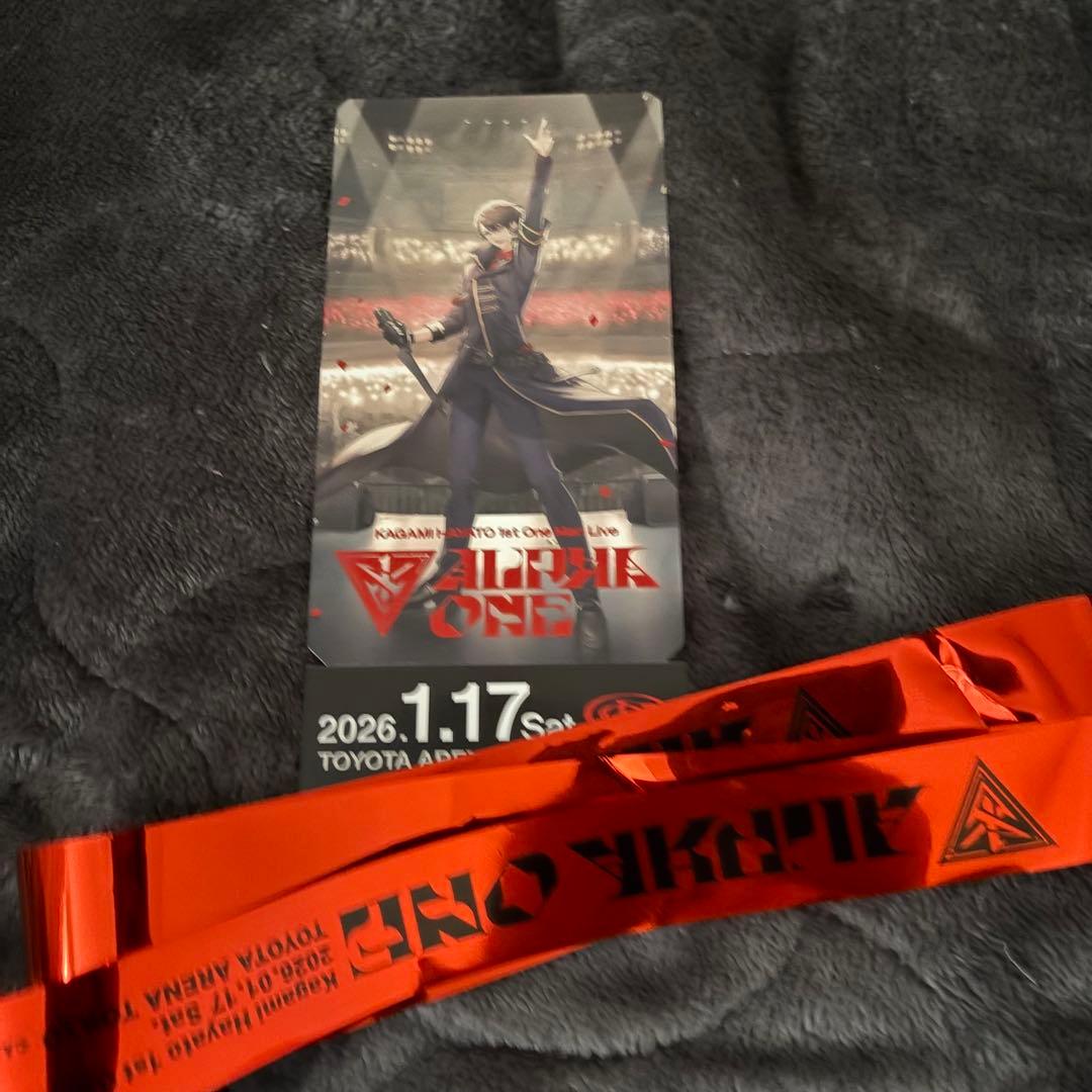 にじさんじ 加賀美ハヤト ライブ FC特典メモリアルチケット 銀テープ