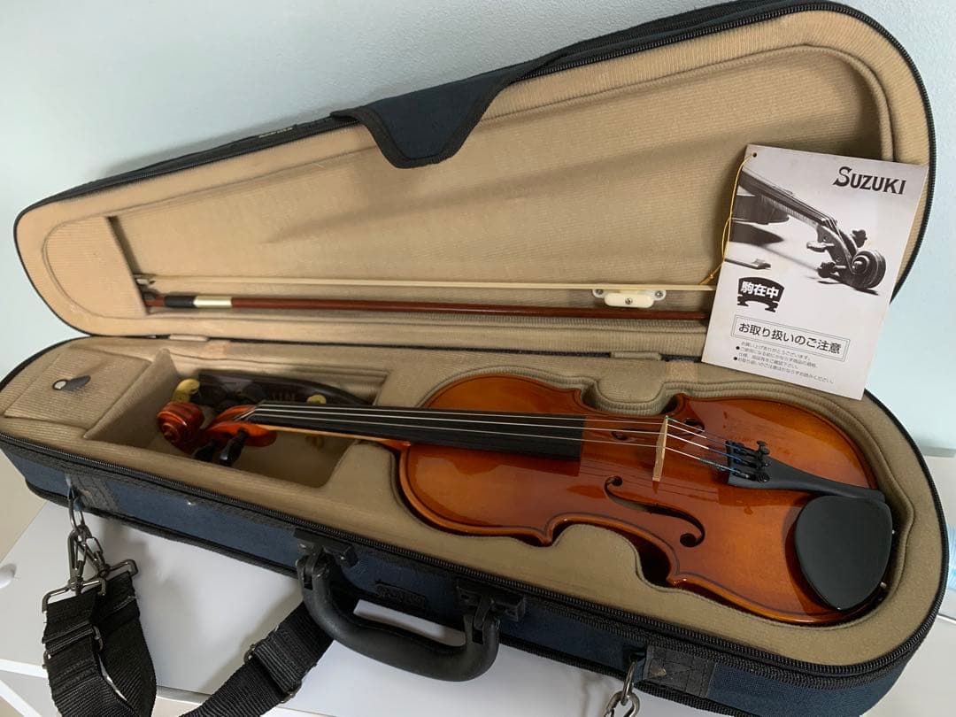 専用出品 SUZUKI バイオリン No200e 1/4 スズキ弓 肩当て 松脂