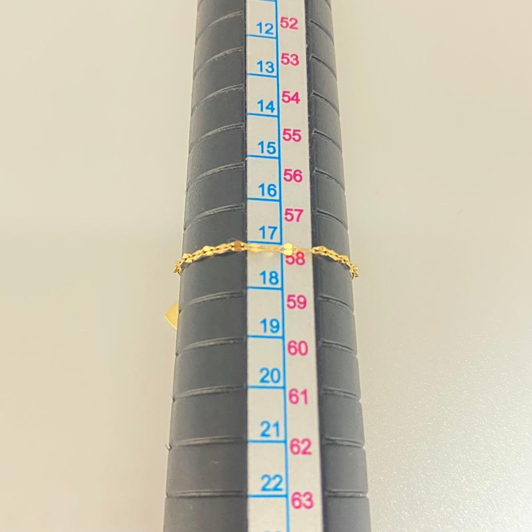 新品✨大人気18金 ✨k18刻印チェーンリング1.2㎜16号〜FREEプレゼント