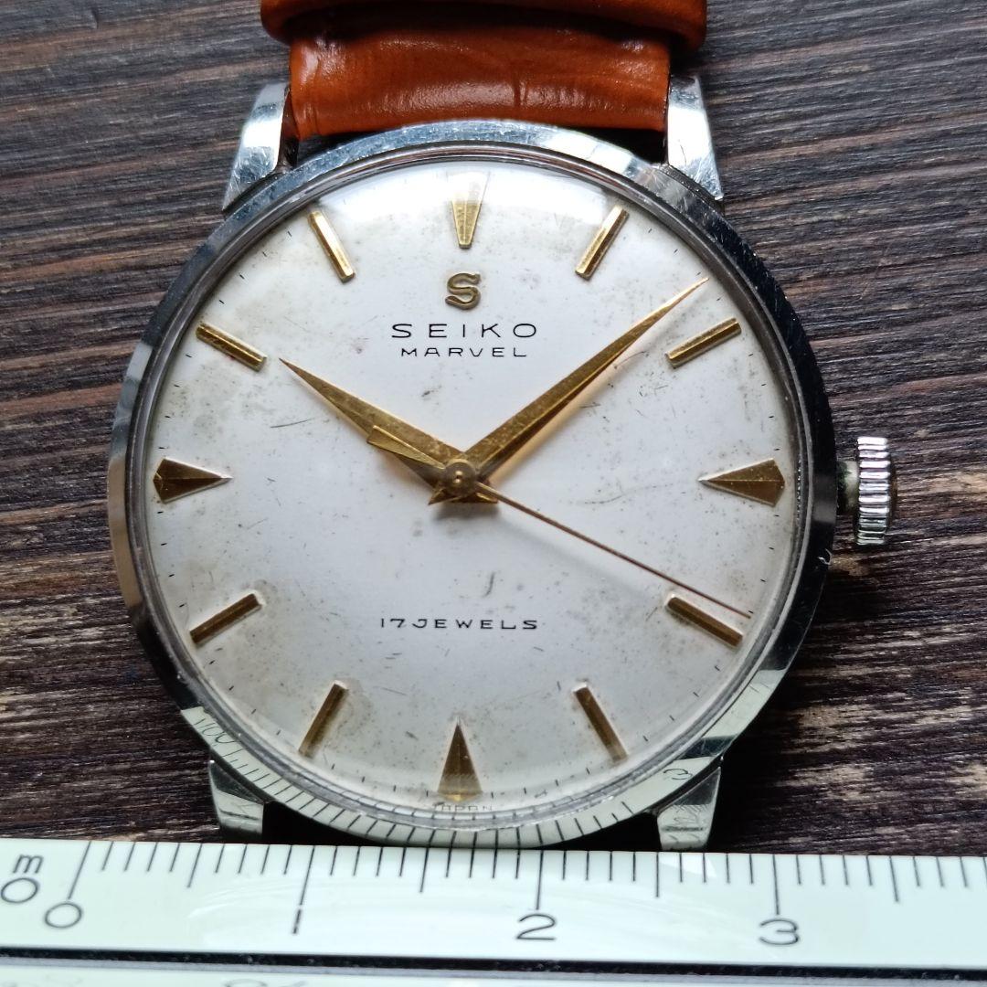 OH済みセイコーマーベルSEIKOMarvel17石手巻きアンティーク