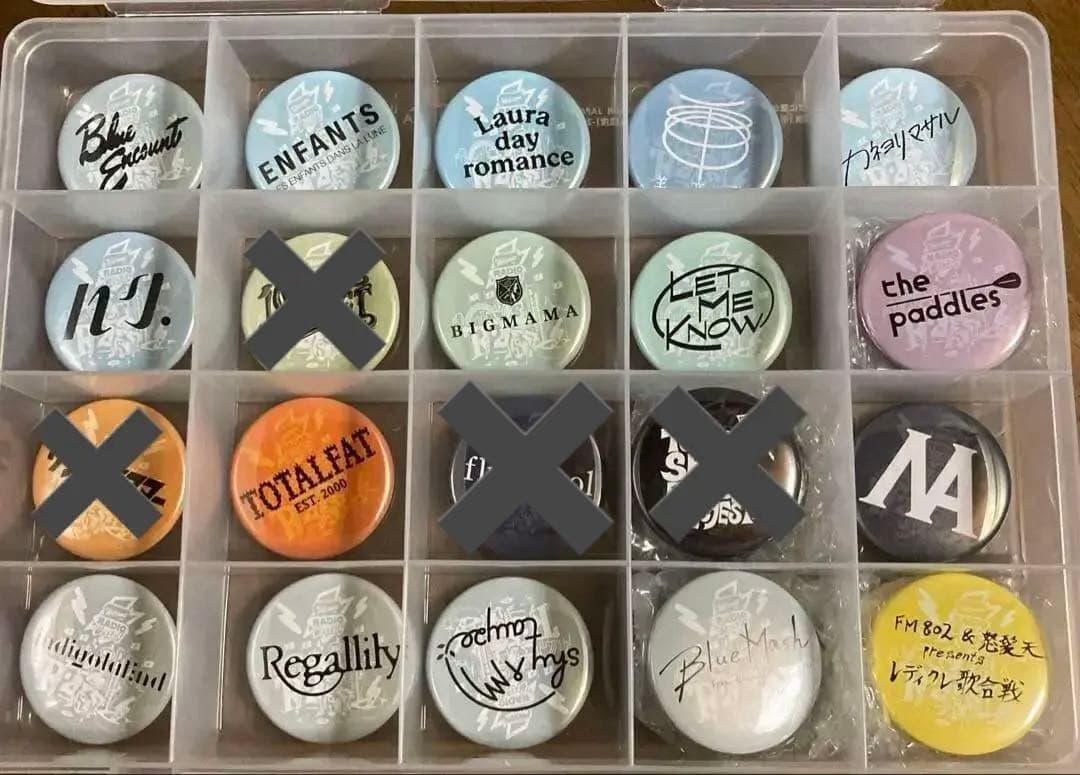 レディクレ缶バッジセット（40個）