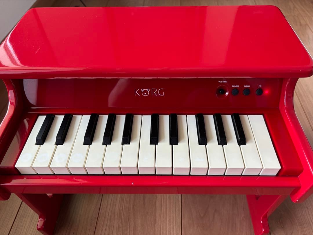 KORG Tiny Piano コルグ トイピアノ 赤 ACアダプタ付き