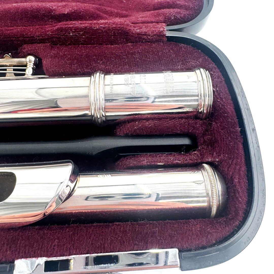 後期モデル✨鏡面磨き上げ済み✨YAMAHA フルート YFL-211 Eメカ付き