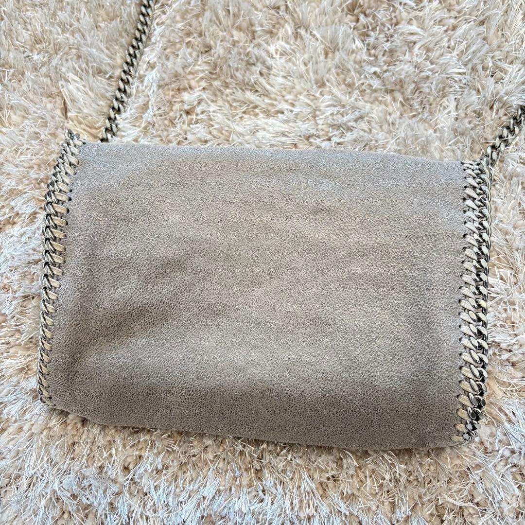 ステラマッカートニー ファラベラ チェーンショルダーバッグ グレー