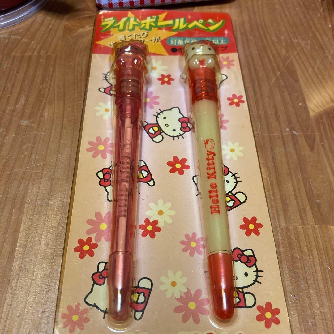 ハローキティ ライトボールペン 2本セット 未使用品 2002 - メルカリ