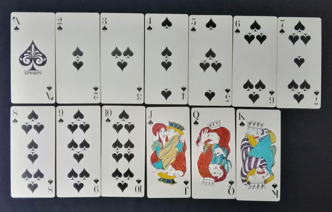 逸品　紳士服ブランド EDWARD'S　ノベルティグッズ　伊坂芳太良　トランプ