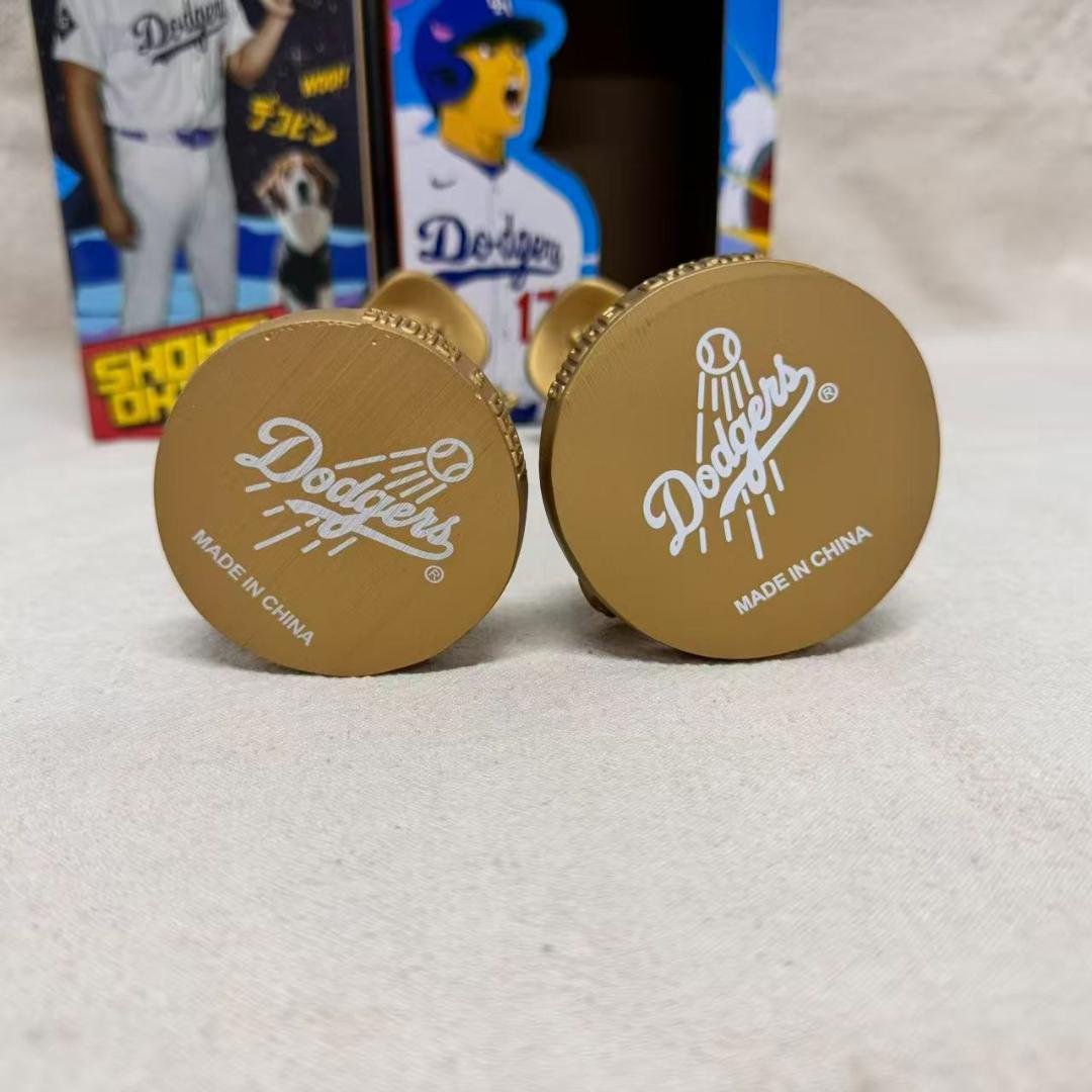 金色 大谷翔平 デコピン バブルヘッド+ボブルヘッド ゴールド