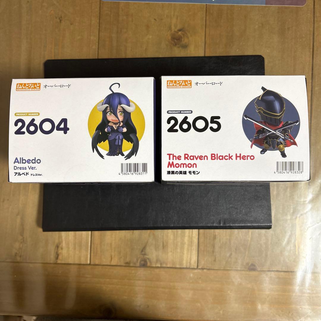 ねんどろいど オーバーロード 漆黒の英雄 モモン ＆ アルベド ドレスVer.