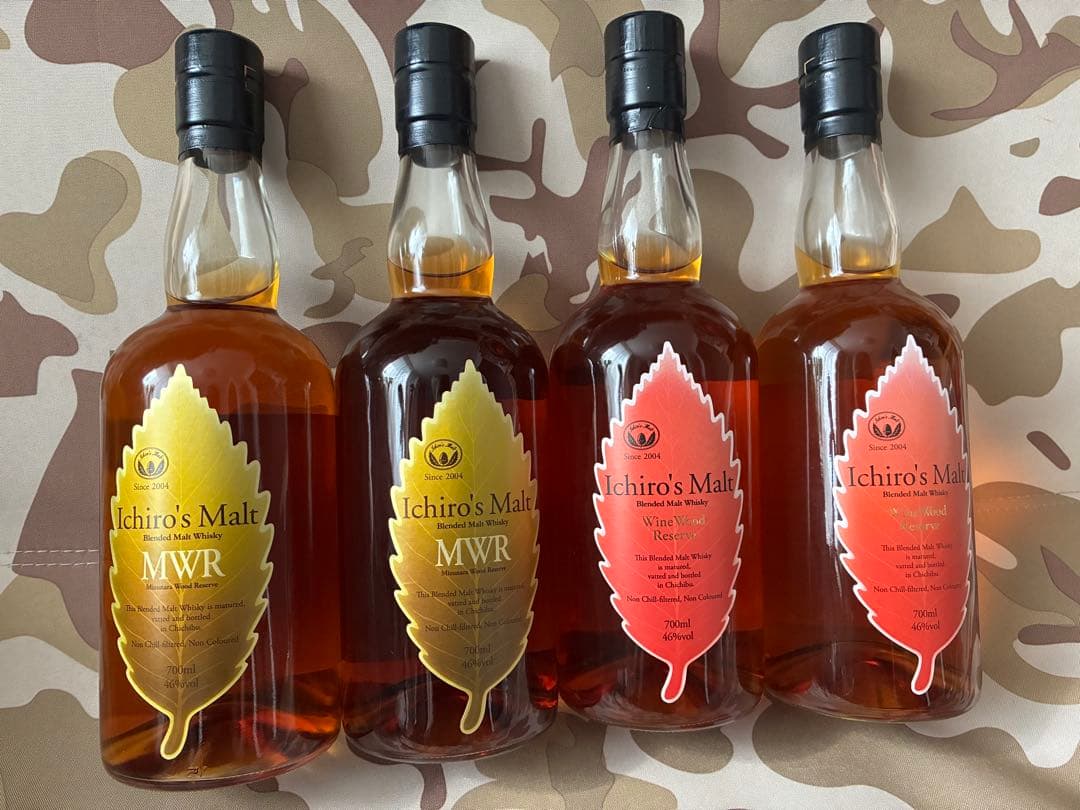 イチローズモルト ミズナラ ワインウッド 計4本