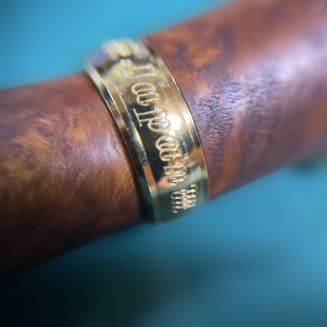 PLATINUM ブライヤー万年筆 インク付き