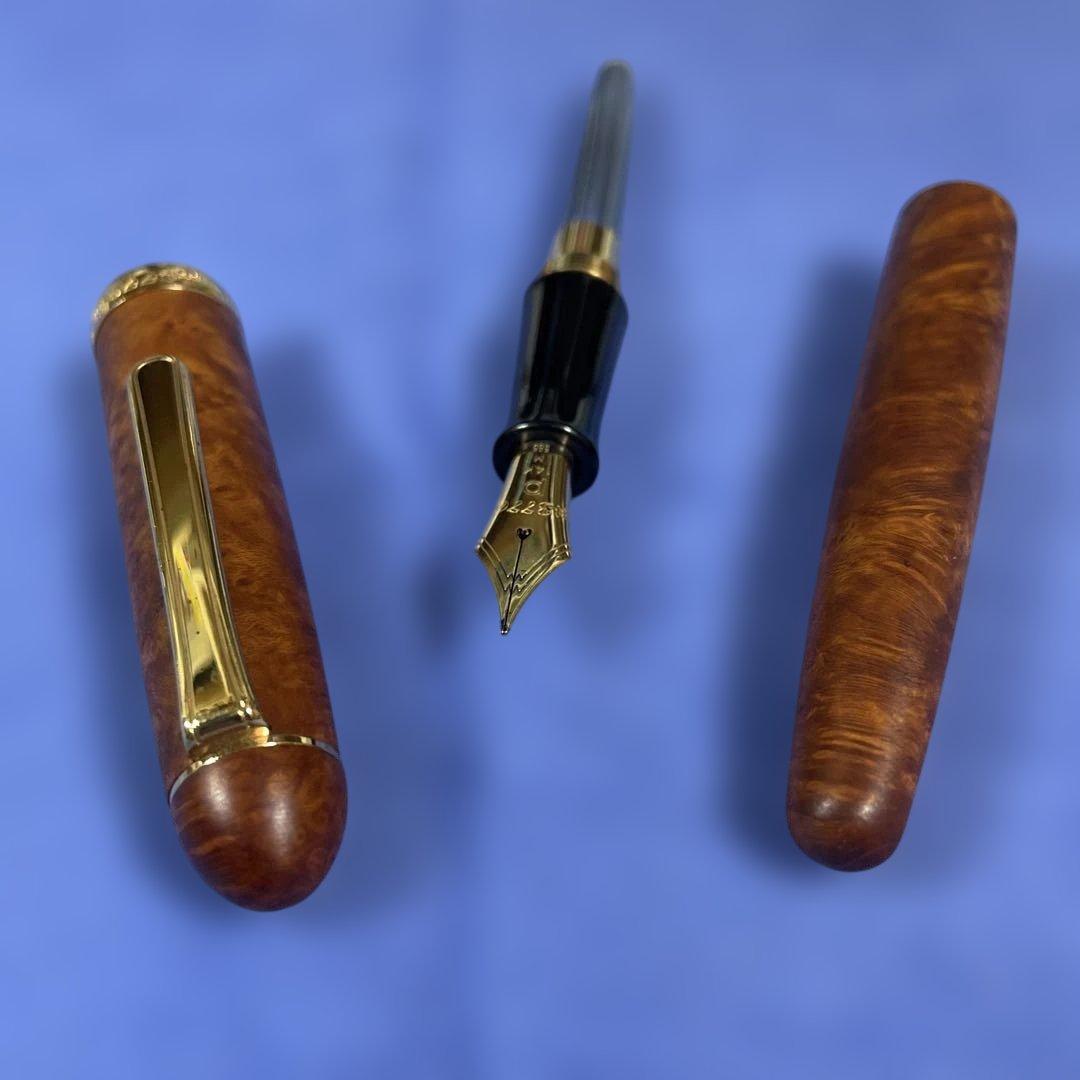 PLATINUM ブライヤー万年筆 インク付き