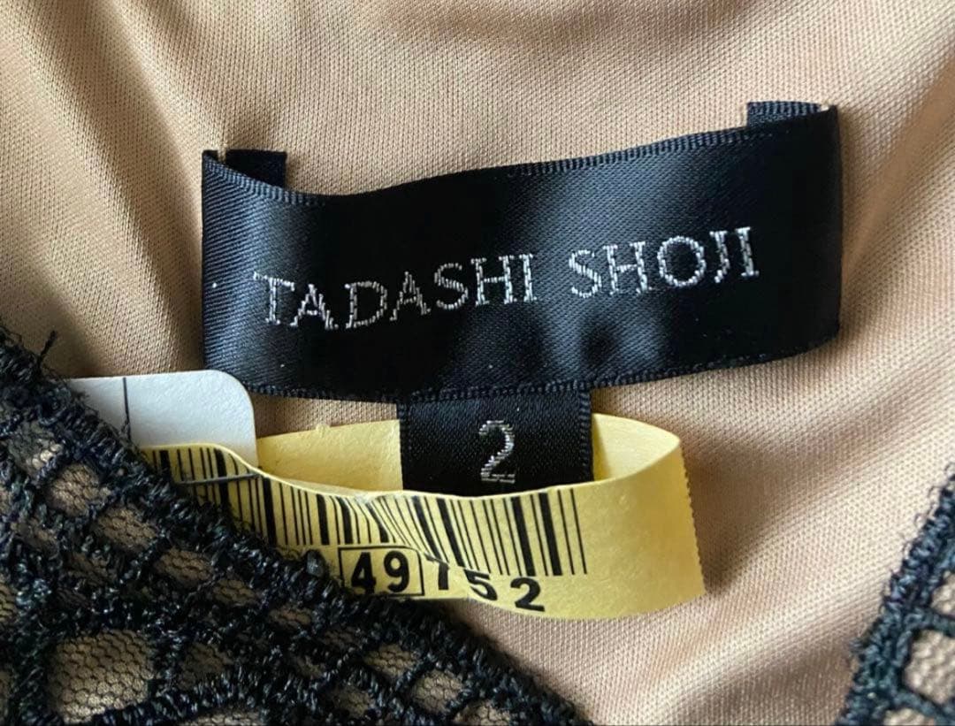 美品❗️TADASHI SHOJI サイズ2 ブラックレースワンピース