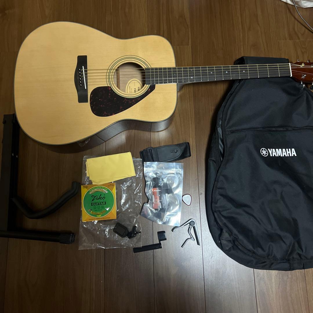 YAMAHA アコースティックギターF600 ギターケース付き - メルカリ