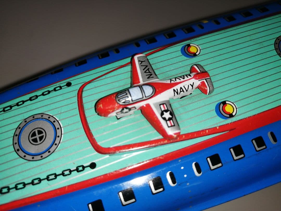 シーウルフ潜水艦　クランクフリクション　ブリキ　ヨネザワ玩具　日本製